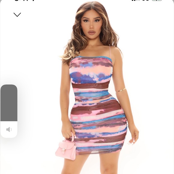 Lost With You Tie Die Mini Dress - Picture 2 of 6